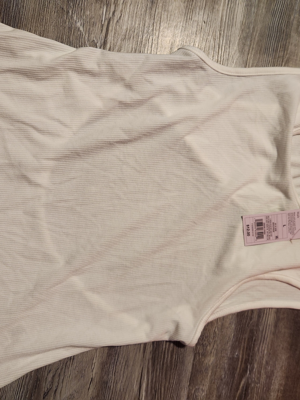 Classic Women's Ribbed Tank Top - Pale Pink